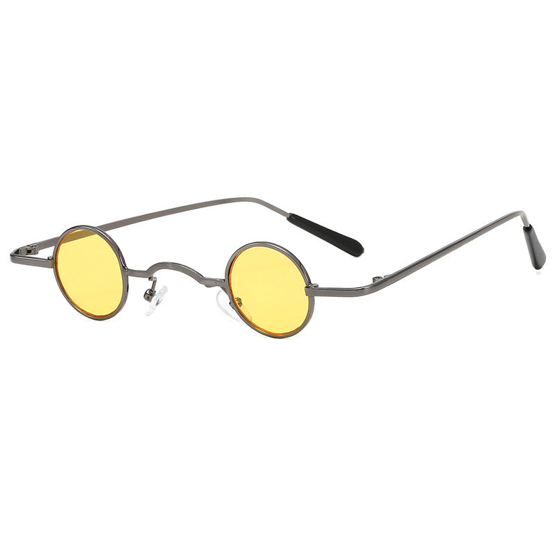 Mini Retro Round Frame Sunglasses