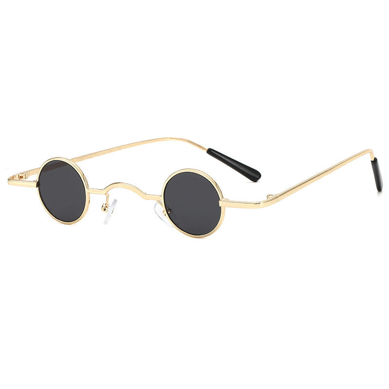 Mini Retro Round Frame Sunglasses
