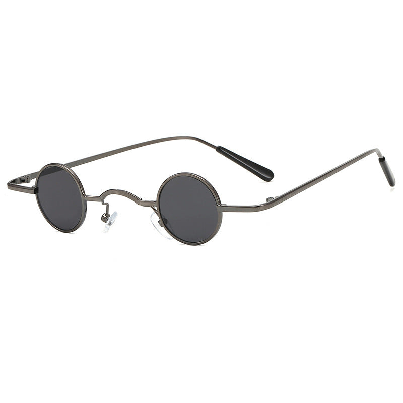 Mini Retro Round Frame Sunglasses