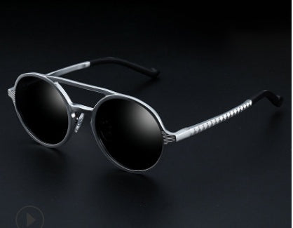 Vintage Polarized Aluminum-Magnesium Sunglasses
