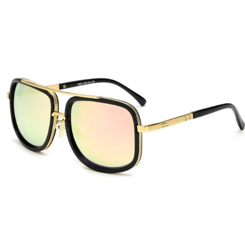 Retro Round Mirror Sunglasses – Unisex Vintage Style with UV400 Protection