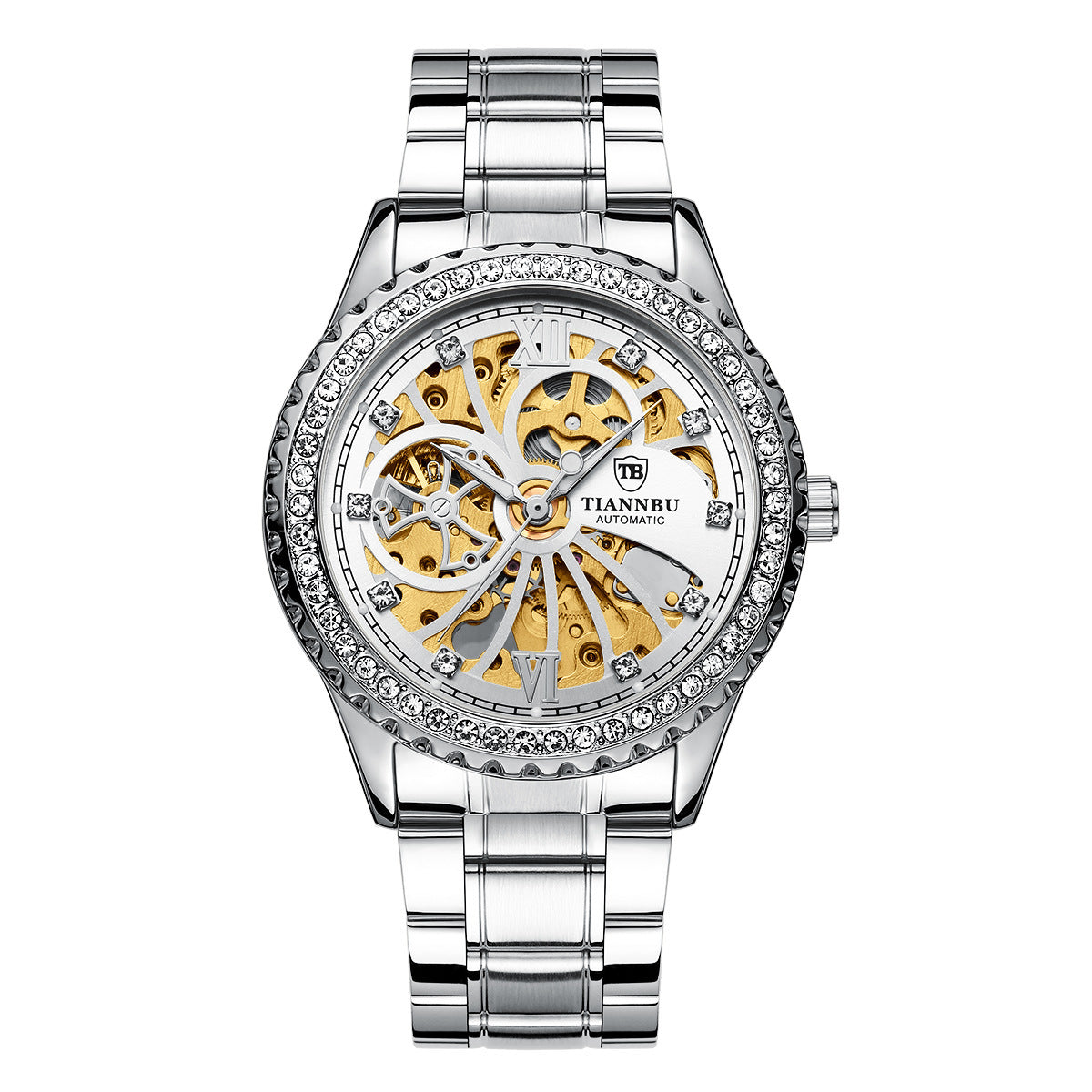 Diamond Automatic Mechanical Watch for Men