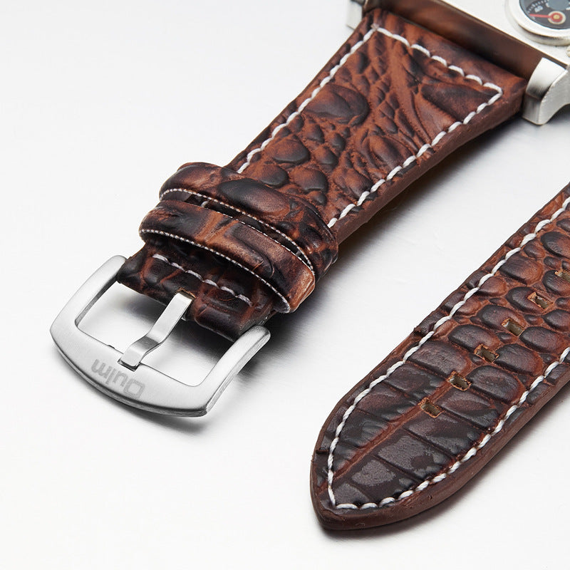 Dual Time Zone Quartz Watch for Men