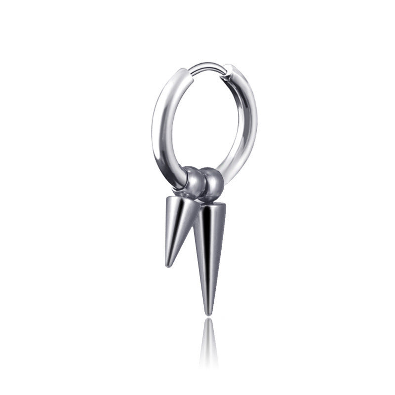 Titanium Steel Tassel Earrings