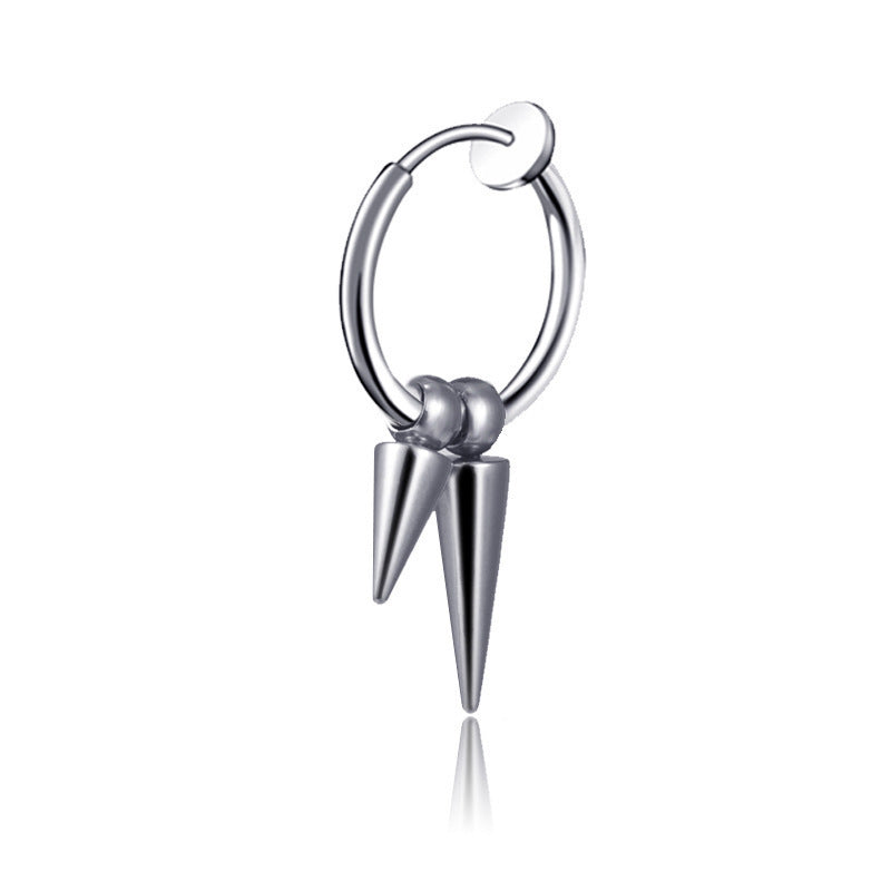 Titanium Steel Tassel Earrings
