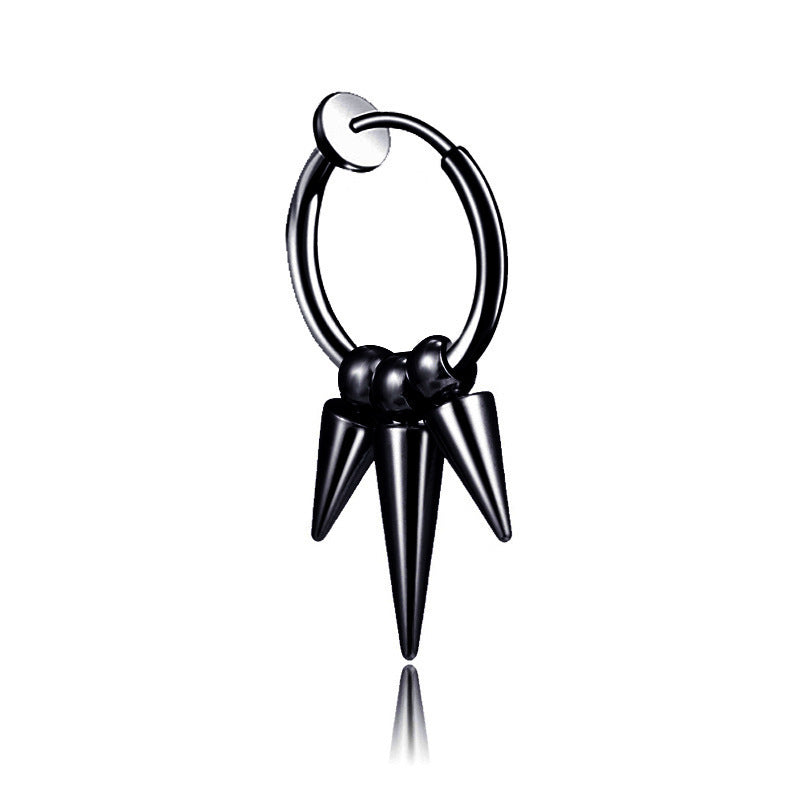 Titanium Steel Tassel Earrings