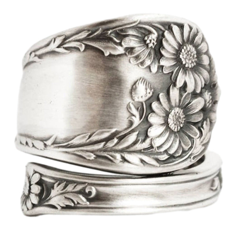 Vintage Style Adjustable Personality Ring