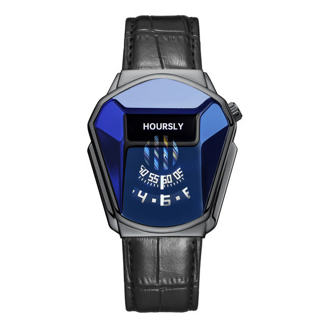 Cross-Border Explosion Waterproof Quartz Watch for Men