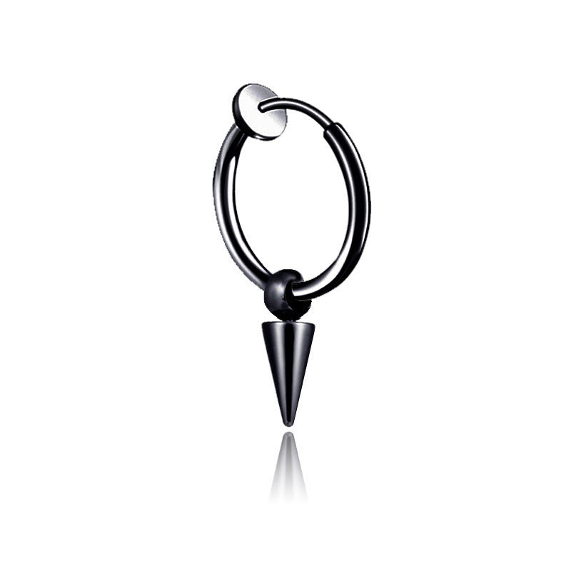 Titanium Steel Tassel Earrings