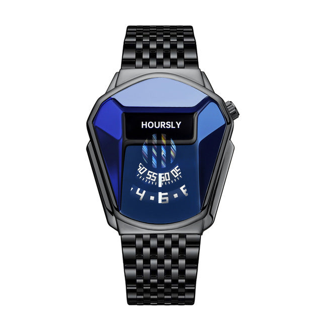 Cross-Border Explosion Waterproof Quartz Watch for Men