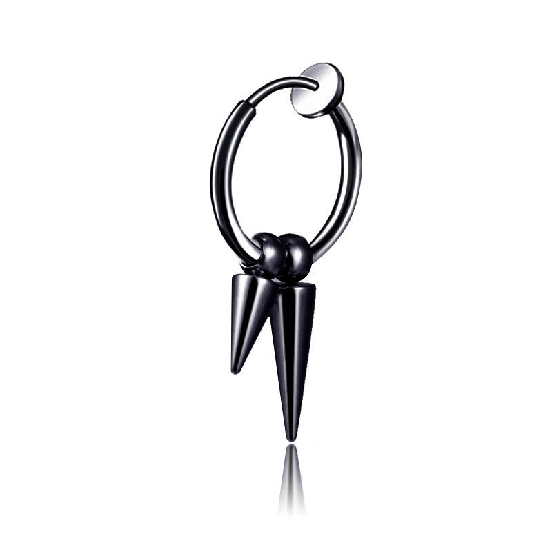 Titanium Steel Tassel Earrings