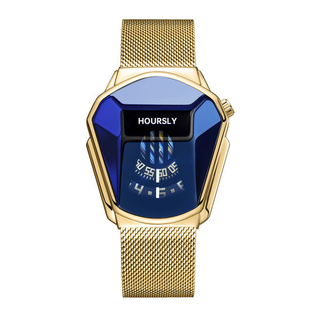 Cross-Border Explosion Waterproof Quartz Watch for Men