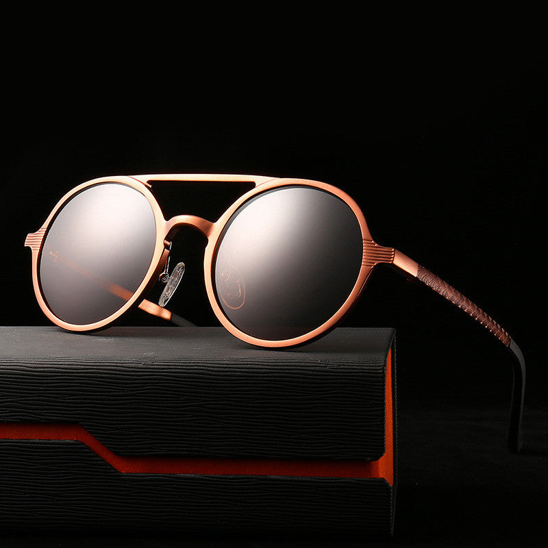 Vintage Polarized Aluminum-Magnesium Sunglasses