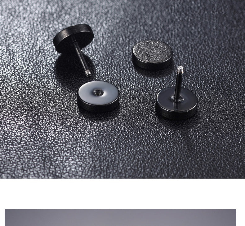 Minimalist Titanium Steel Earrings