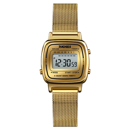 Waterproof Steel Mesh Strap Ladies Watch