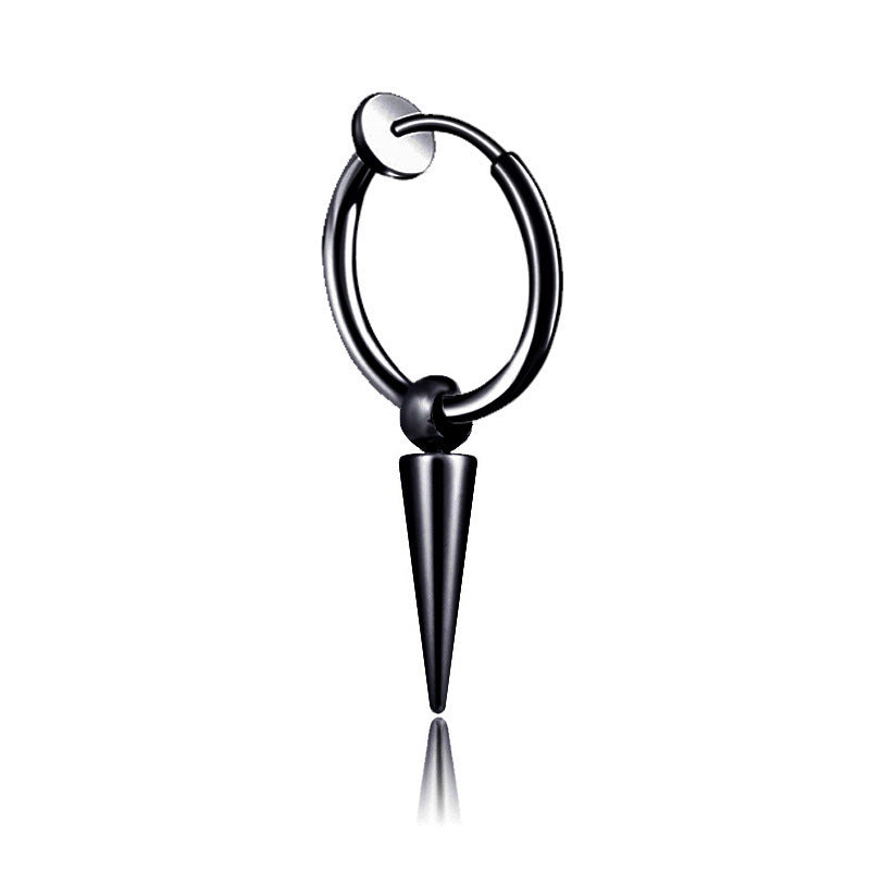 Titanium Steel Tassel Earrings