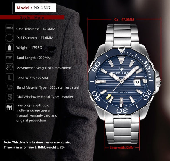 Montres mécaniques pour hommes