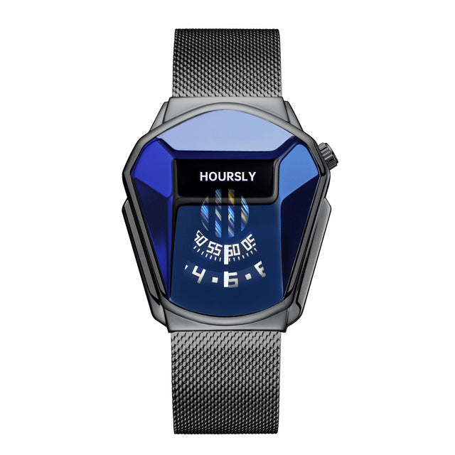 Cross-Border Explosion Waterproof Quartz Watch for Men