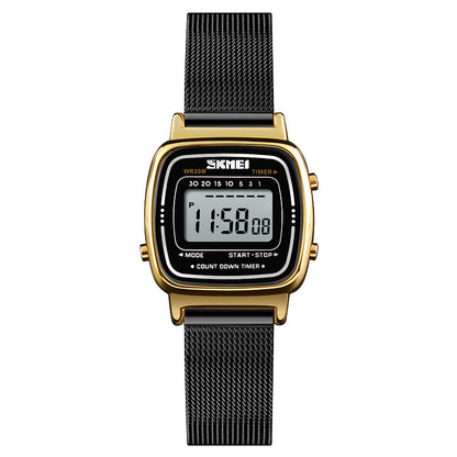 Waterproof Steel Mesh Strap Ladies Watch