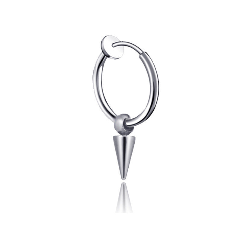Titanium Steel Tassel Earrings