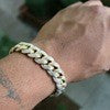 Iced-Out Cuban Link Bracelet