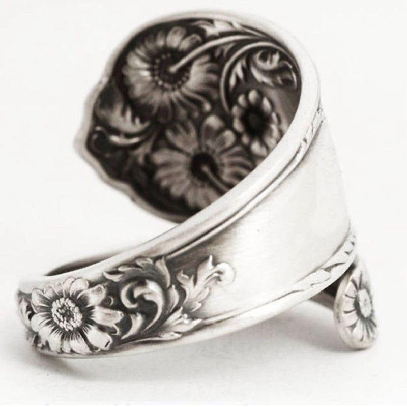 Vintage Style Adjustable Personality Ring