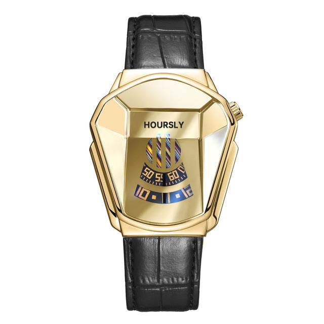 Cross-Border Explosion Waterproof Quartz Watch for Men