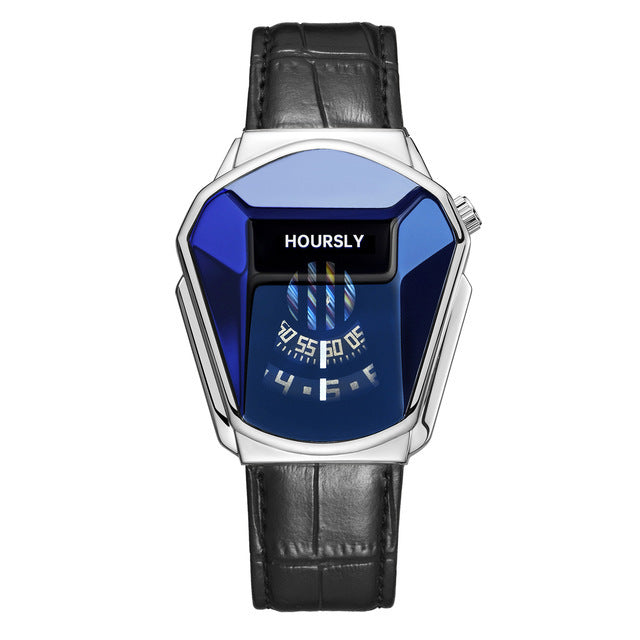Cross-Border Explosion Waterproof Quartz Watch for Men