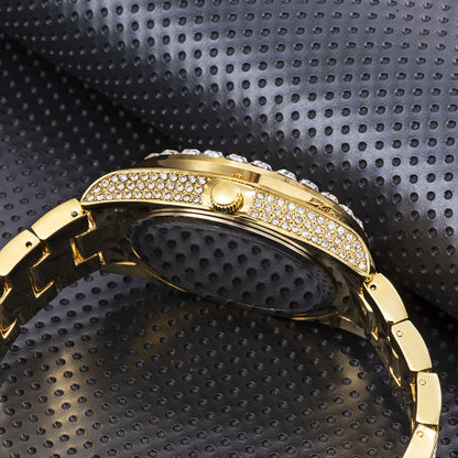 Luxuriöse Armbanduhr mit eleganten Diamanten