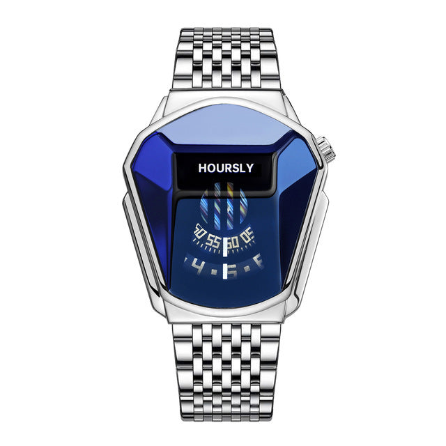 Cross-Border Explosion Waterproof Quartz Watch for Men